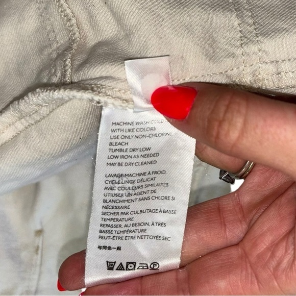 Free People Mini Button Fly Skirt White Womens 6 Bohemian Hippie Preppy Western - Picture 10 of 12